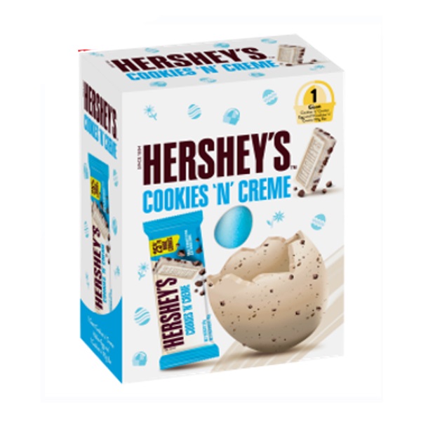 (STANDARD) Hersheys Cookies & Crème Egg 390g NEW